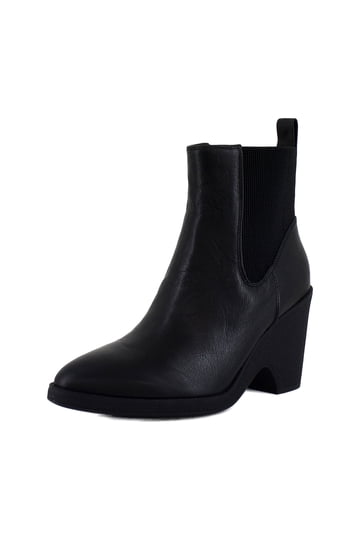 Black Wedge Boots