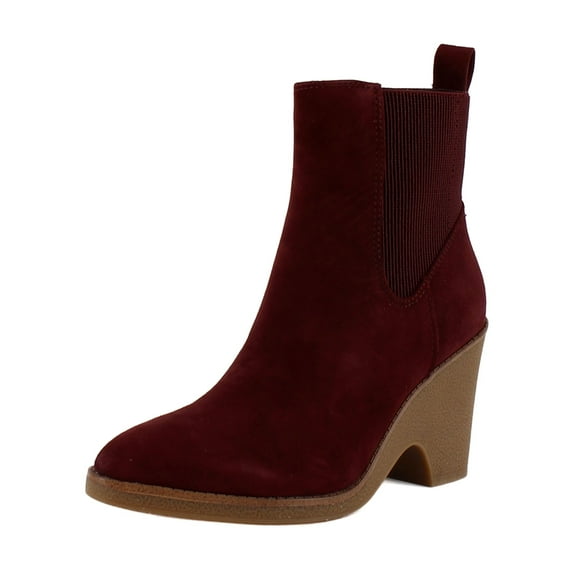 Aerosoles Mylo Women's Boots Burgundy Suede Size 9.5 M