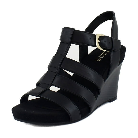 Aerosoles Pippa Women's Sandals Black Faux Leather Size 8.5 M