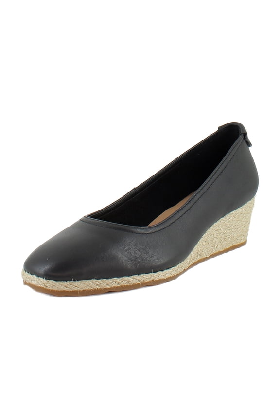 Roma Women's Heels Black Leather Size 8 M