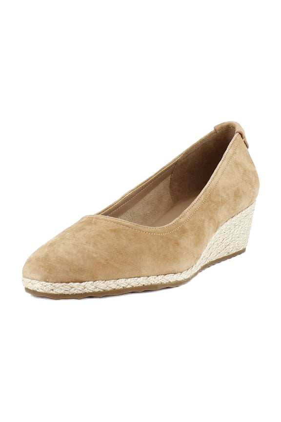 Roma Women's Heels Tan Suede Size 9 M