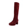thumbnail image 1 of Aerosoles Sydney Women's Boots Burgundy Suede Size 10 M, 1 of 8