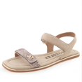 thumbnail image 1 of Aerosoles Women's Bruna Flat Sandal, Roccia Snake Print Leather, 9, 1 of 6