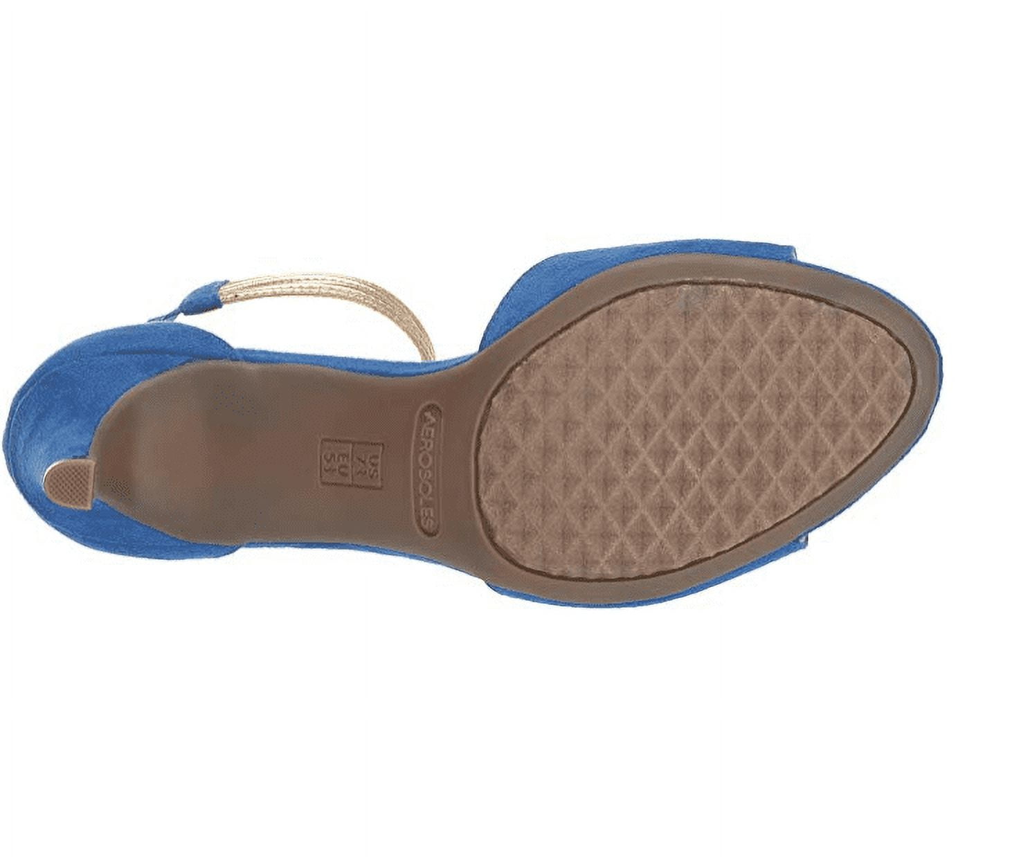 VINTAGE AEROSOLES Dark Brown Leather Sandal with... - Depop
