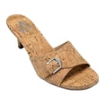 thumbnail image 1 of Aerosoles Women's Nea Kitten Heel Buckle Sandal Mules, 1 of 6