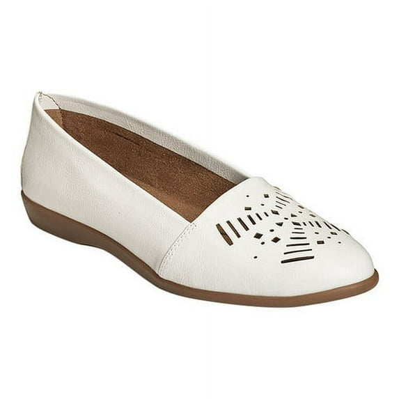 Aerosoles Women's Trend Right Flat 9.5 White
