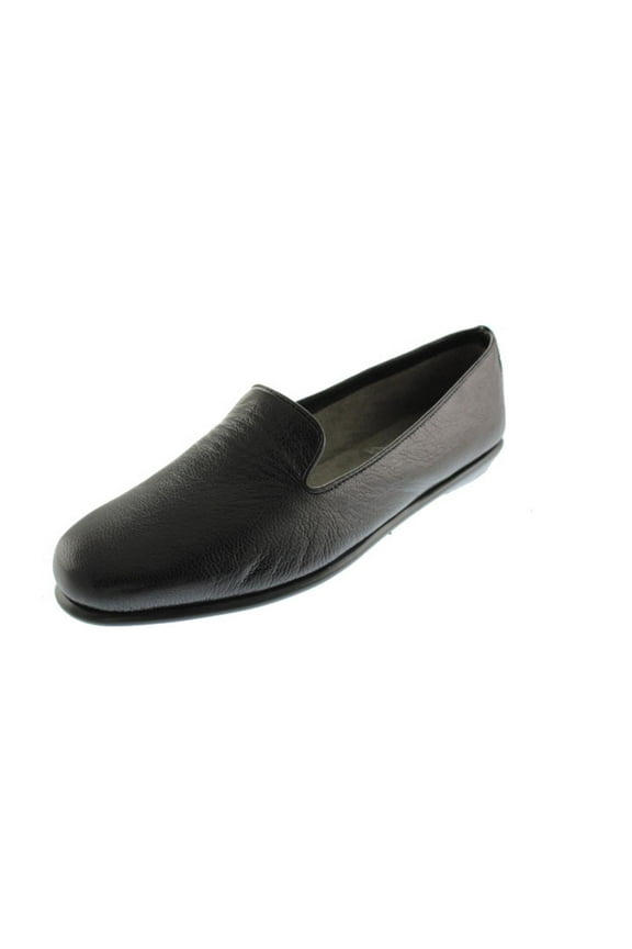 Womens Betunia Leather Textured Smoking Loafers