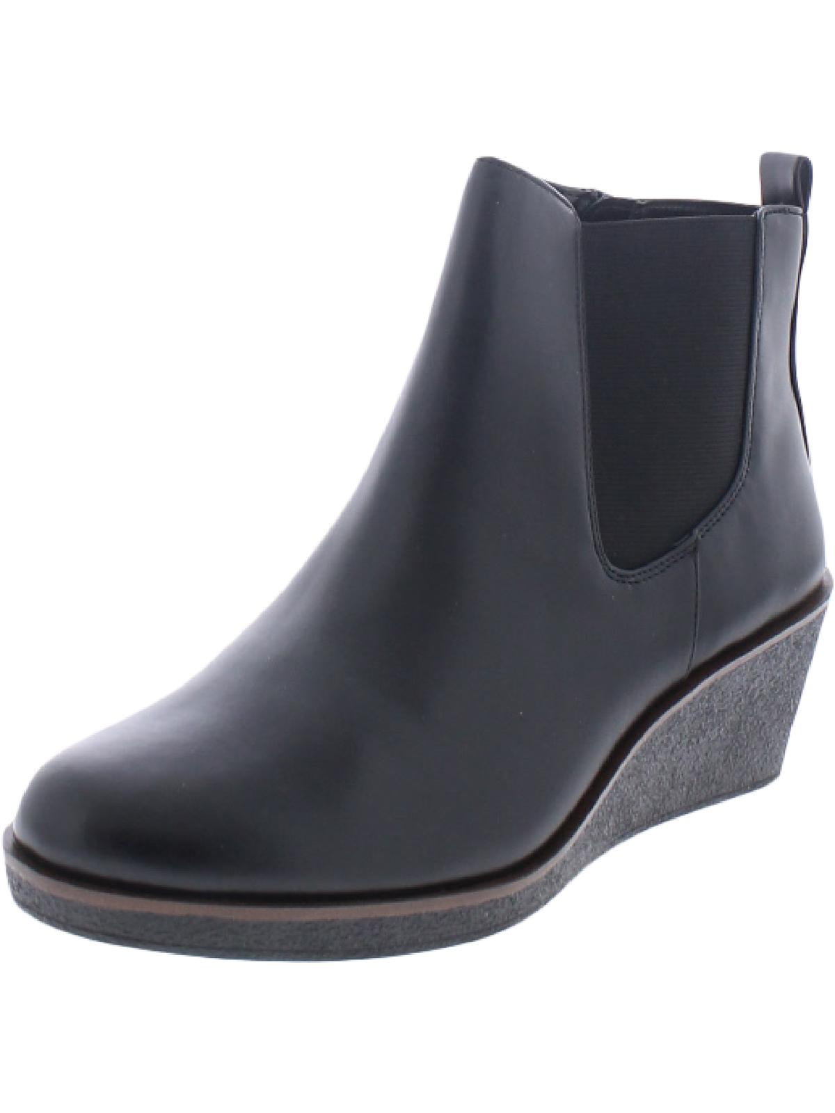 Women s Aerosoles Brandi Wedge Bootie Black Size Liberia Ubuy