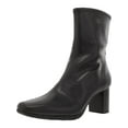 thumbnail image 1 of Aerosoles Womens Miley Faux Leather Block Heel Mid-Calf Boots, 1 of 8