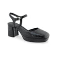 thumbnail image 1 of Aerosoles Soir Women's Heels Black Croco Faux Leather Size 7 M, 1 of 8