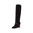 thumbnail image 1 of Aerosoles Womens Square Foot Leather Pointed Toe Knee High Fashion Boots, 1 of 5