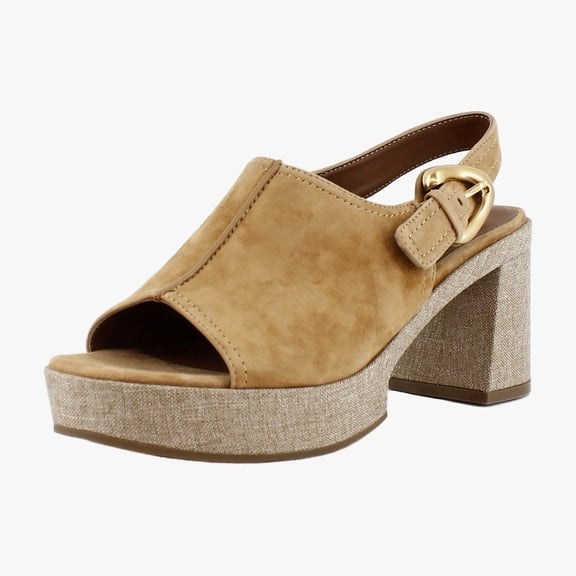 Aerosoles Zella Women's Heels Tan Suede Size 10 M