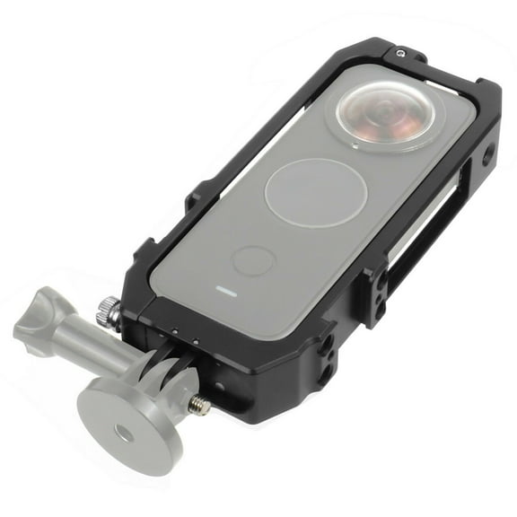 Aerospace Aluminum Alloy Camera Cage Expandable, Magnetic Foldable Storage for Insta 360 ONE X2