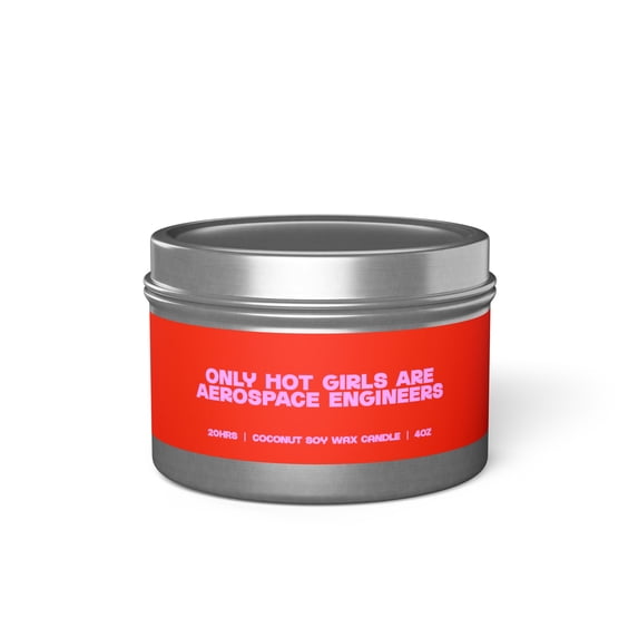 Aerospace Engineer Engineering Graduation Tin Candle Gifts Funny Home Decor