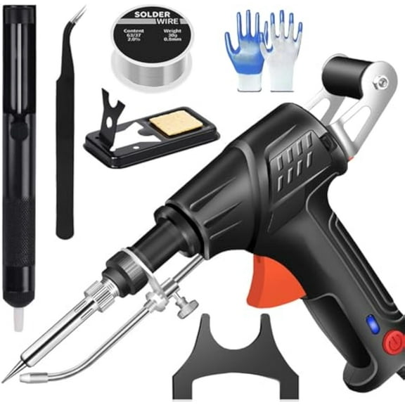 Aerospace-Grade Precision Welding Tools | Laser Accuracy for Complex Metal Fabrication, Internally Heated Industrial Laser Welding Tools, Multi-function Soldering Iron Soldering Tool Set (Black)