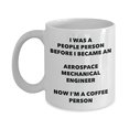 thumbnail image 1 of Aerospace Mechanical Engineer Coffee Person Mug - Funny Tea Cocoa Cup - Birthday Christmas Coffee Lover Cute Gag Gifts Idea, 1 of 1