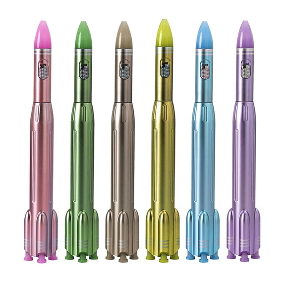 Aerospace Styling Light-Up Gel Pen - Comfortable Grip, Fast-Drying Ink for Smooth Writing