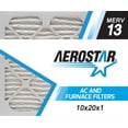 thumbnail image 1 of Aerostar 10x20x1 MERV 13 Pleated Air Filter, 6 Pack, Furnaces Filters, HVAC Filter, Air Conditioners Vent Filter Replacement for Home, 1 of 6