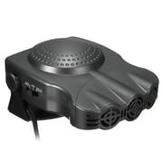 Aeroterma Ventilator 12V 150W Multi Purpose Portable Car Heater Fast Defogger Auto Ceramic Cooling Fan- 2 in1 Black