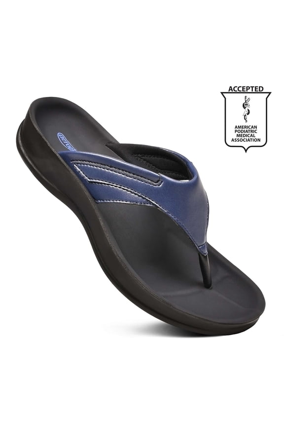 Arch Supportive Strappy Orthotic Comfortable Flip Flops Cushion Soft Toe Post Non-Slip Summer Casual Travel Walking Thong Sandals Women Beach Essentials