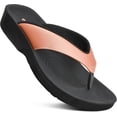 thumbnail image 1 of AEROTHOTIC Flip Flops for Women with Arch Support Plantar Fasciitis Orthopedic Cushioned Footbed Comfortable Non-Slip Sole with Padded Straps Dressy Casual Recovery Women Sandals, 1 of 7