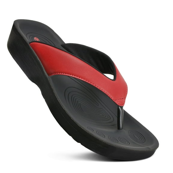 Aerothotic Flumen Comfortable Arch Support Thong Sandals for Women