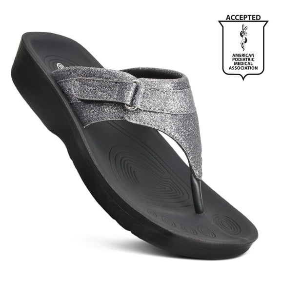 Aerothotic Glynis Arch Supportive Orthopedic Casual Flip Flops for Women