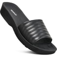 thumbnail image 1 of AEROTHOTIC Womens Slides Slip On Recovery Footwear Plantar Fasciitis Slides for Women with Arch Support Yoga Mat Indoor Outdoor Walking Ladies Soft Padded Dressy Non Slip Foodbed Beach Sandals Women, 1 of 8