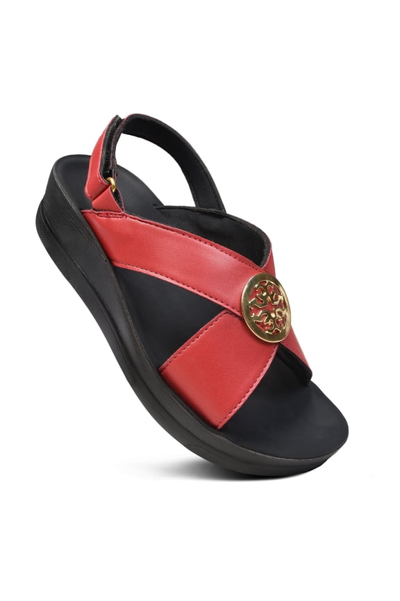 Merak Walking Platform Slingback Summer Sandals for Women