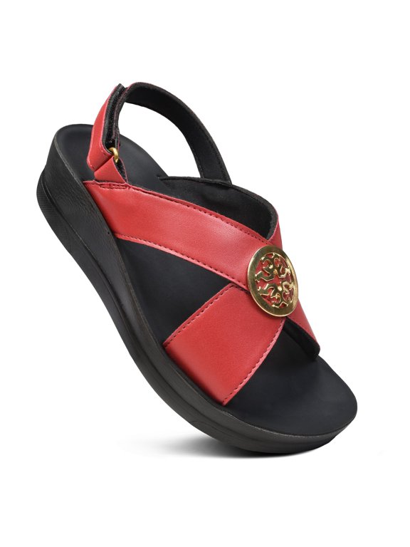 Merak Walking Platform Slingback Summer Sandals for Women