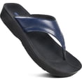 thumbnail image 1 of AEROTHOTIC Flip Flops for Women with Arch Support Plantar Fasciitis Orthopedic Cushioned Footbed Comfortable Non-Slip Sole with Padded Straps Dressy Casual Recovery Women Sandals, 1 of 8