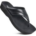 thumbnail image 1 of AEROTHOTIC Flip Flops for Women with Arch Support Plantar Fasciitis Orthopedic Cushioned Footbed Comfortable Non-Slip Sole with Padded Straps Dressy Casual Recovery Women Sandals, 1 of 8