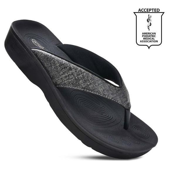Aerothotic Women's Mellow Vibe Orthotic Comfortable Flip Flops Sandal