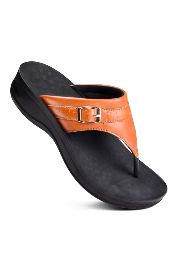 Women's Mirage Comfortable Thong Platform Sandals