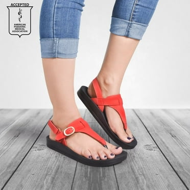 Aerothotic Women's Ridge Slingback Open Toe Sandals