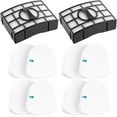 thumbnail image 1 of Aerqvix Replacement Filter for Shark CU530 UV650 UV725 ZU560 ZU560C ZU561 ZU562 ZU572 ZD400 ZD402 ZD201 Rotator Navigator Lift-Away Upright Vacuum，Part XFFK560, XHEPA560, XFFKZD400, XHFZD400, 1 of 6