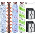 thumbnail image 1 of Aerqvix Replacements Compatible with Bissell CrossWave, 3 Multi-Surface Brush Roll 1868 + 3 Vacuum Filter 1866 Vacuum Filter, Compare to Part 1608683, 160-8683, 1608684, 1 of 14
