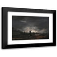 thumbnail image 1 of Aert van der Neer 18x13 Black Modern Framed Museum Art Print Titled - Moonlit Landscape with a Windmill (Early to Mid 1650s), 1 of 5