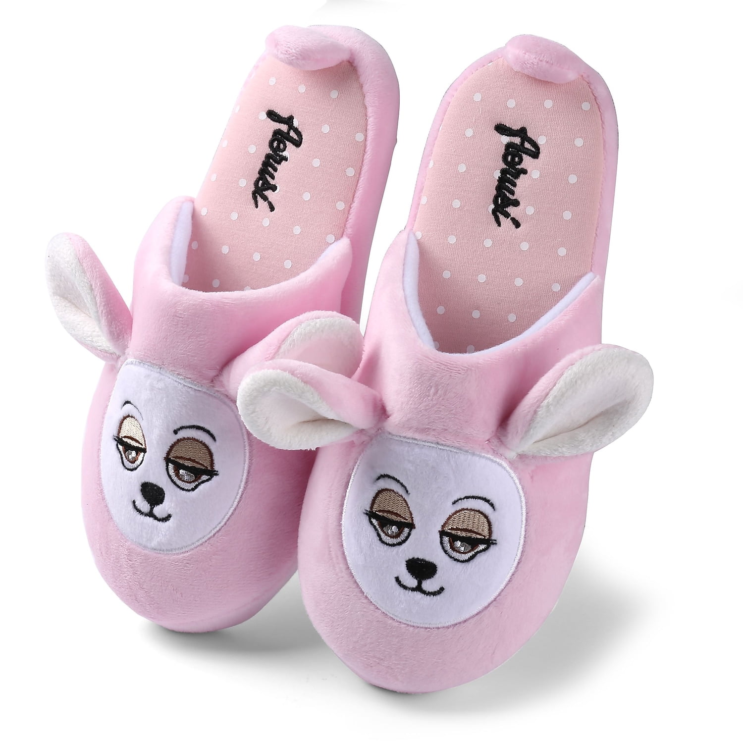 Aerusi Adult Itsy Teddy Bear Indoor Slippers