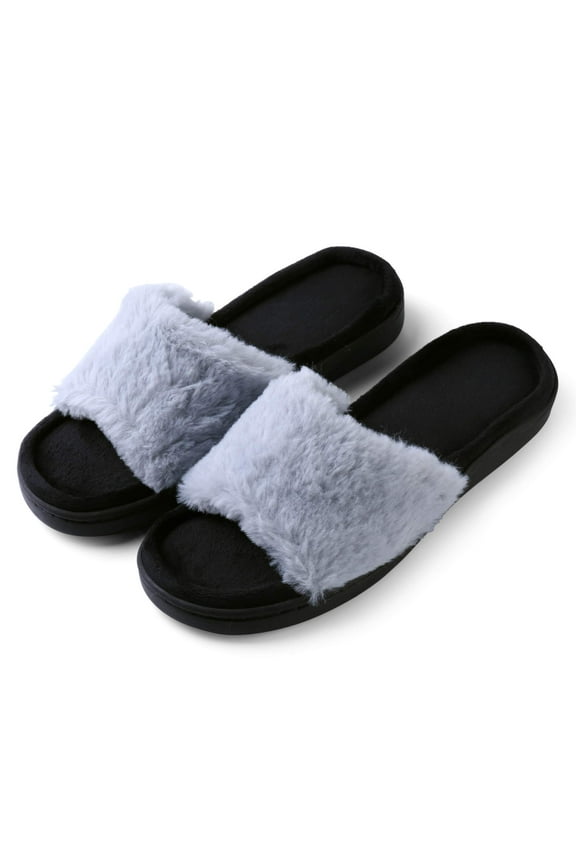 Loulu Fluffy Slide Slip-on Indoor Slippers