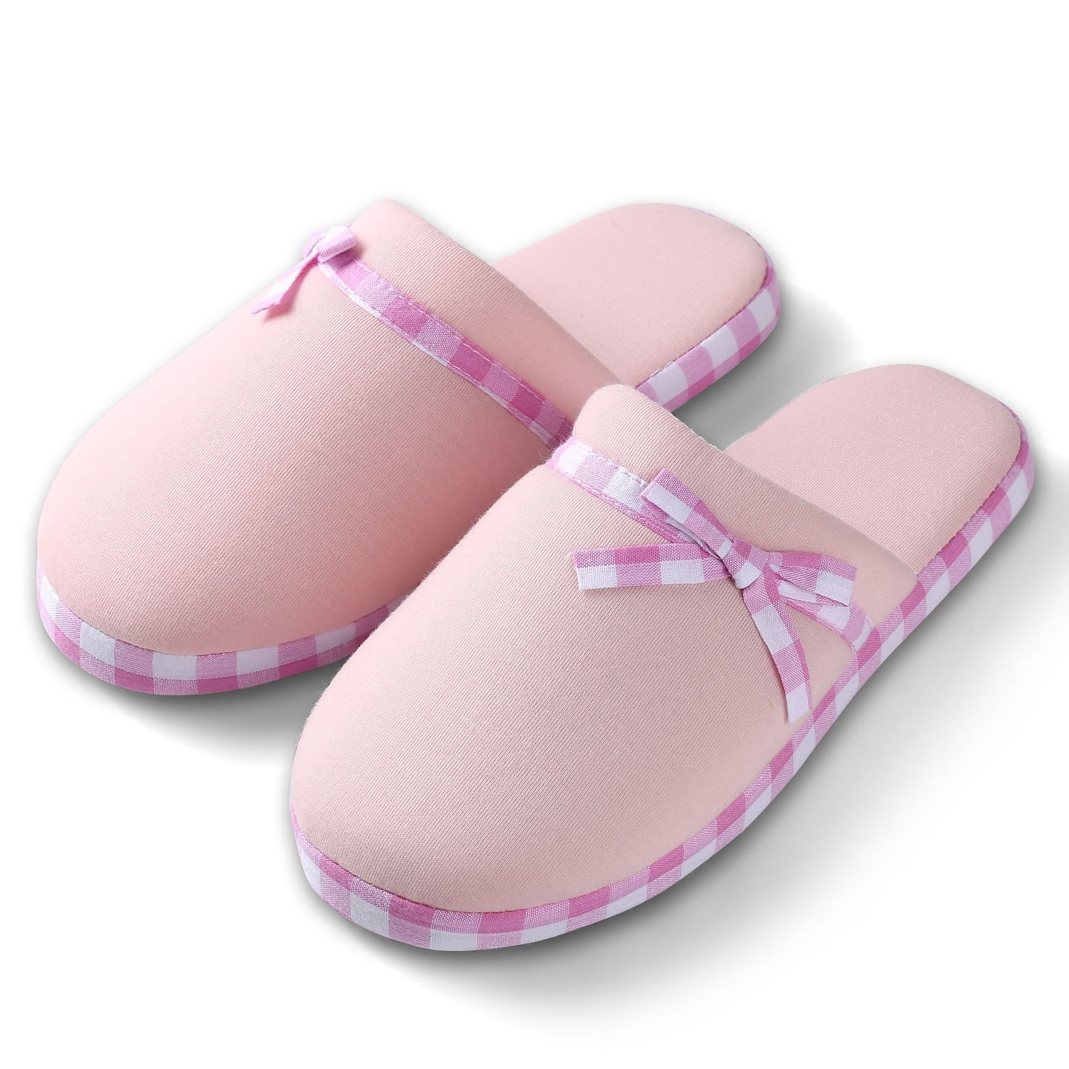 Aerusi Women's Checker Slide Indoor Slippers