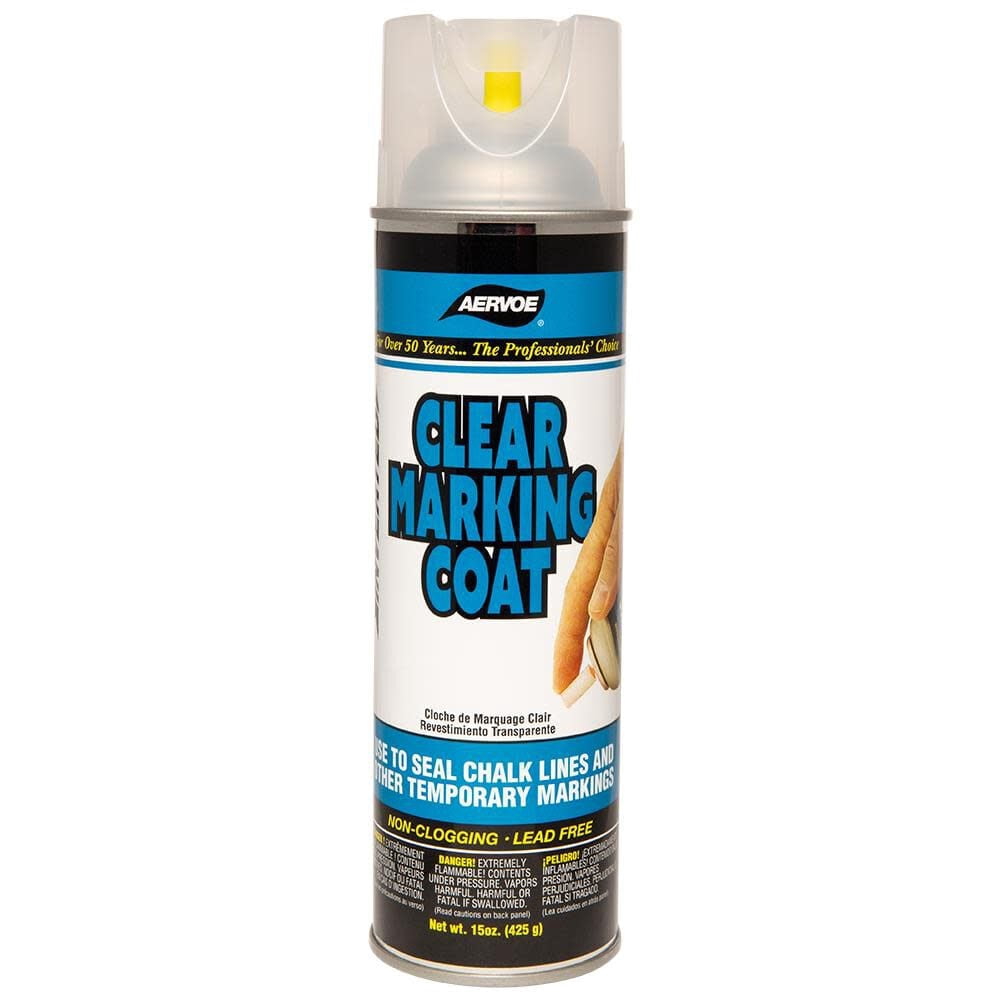 Aervoe Upside-Down Clear Marking Coat for Construction Chalk Lines ...