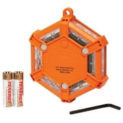 Aervoe 11460 Heavy-Duty Classic Road Flare   Bright Red Emergency Safety Flare, Long Burn Time, Weather-Resistant for Roadside & Industrial Use