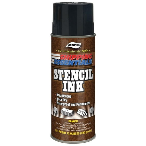 Aervoe Stencil Ink Red