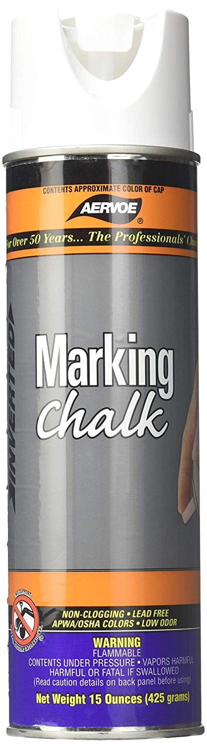 Aervoe White Marking Chalk Spray - Walmart.com