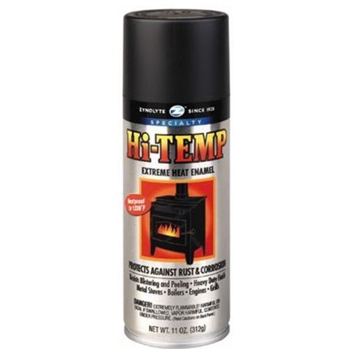 Aervoe Z635 11-oz Black Zynolyte Hi-Temp Extreme Heat Enamel Aerosol Paint