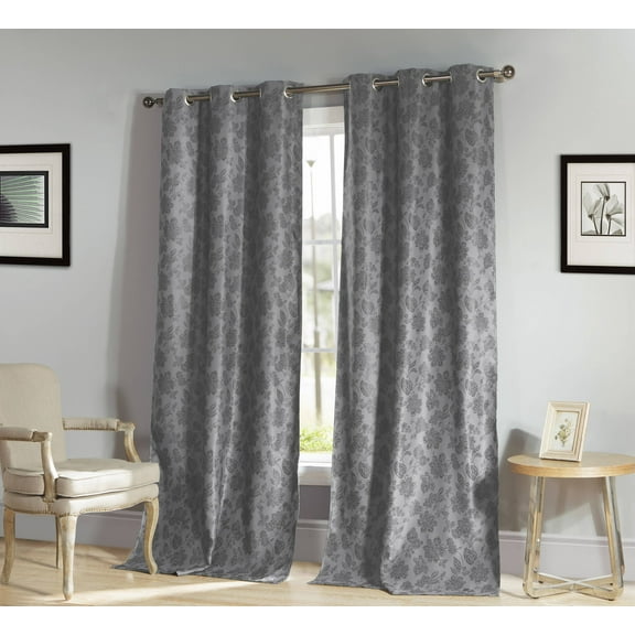 Aeryn Blackout Grommet Window Curtain Set