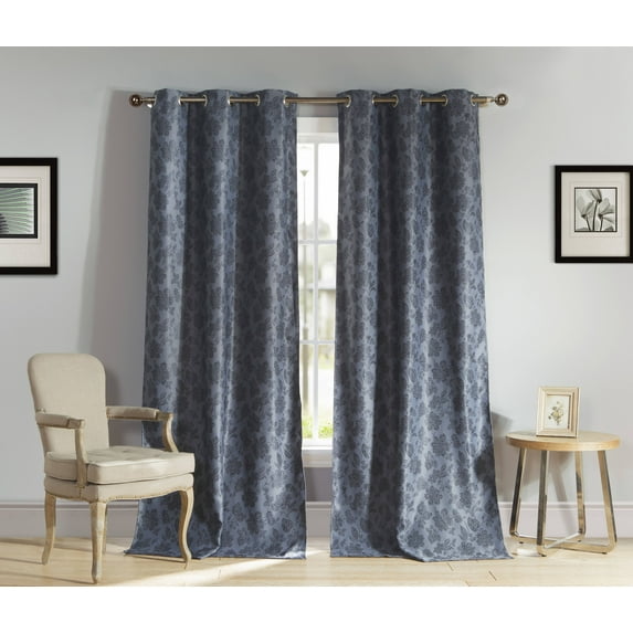 Aeryn Floral Blackout Curtain Set
