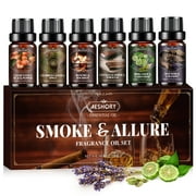 Aeshory 6x10ML Mens Fragrance Oil Gift Set - Diffuser & Candle Scents