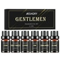 thumbnail image 1 of Aeshory Gentlemen's Fragrance Oils Set For Diffuser, Skin Care, Humidifier, Candle and Soap Making - 10ml*6 Pack, 1 of 6